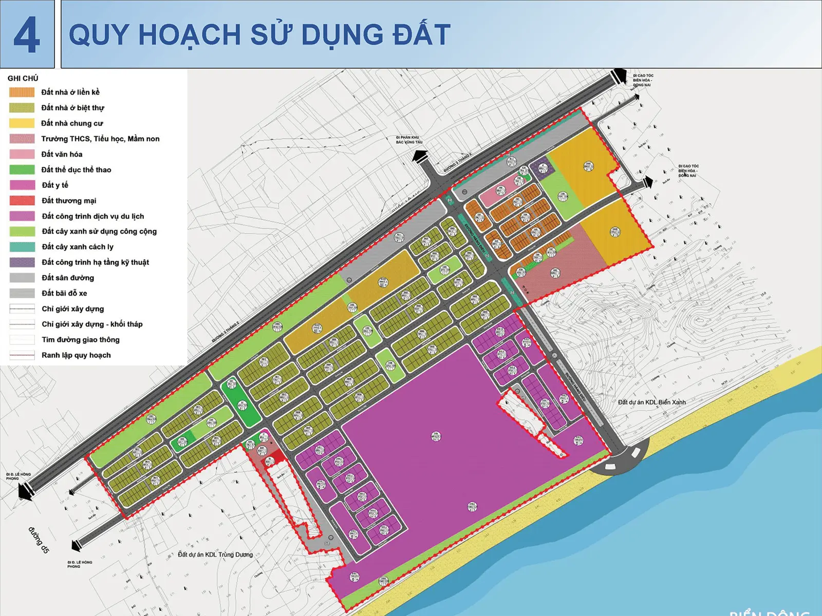 Bản đồ quy hoạch khu đô thị Sun Group Vũng Tàu với thiết kế hiện đại và hạ tầng đồng bộ.