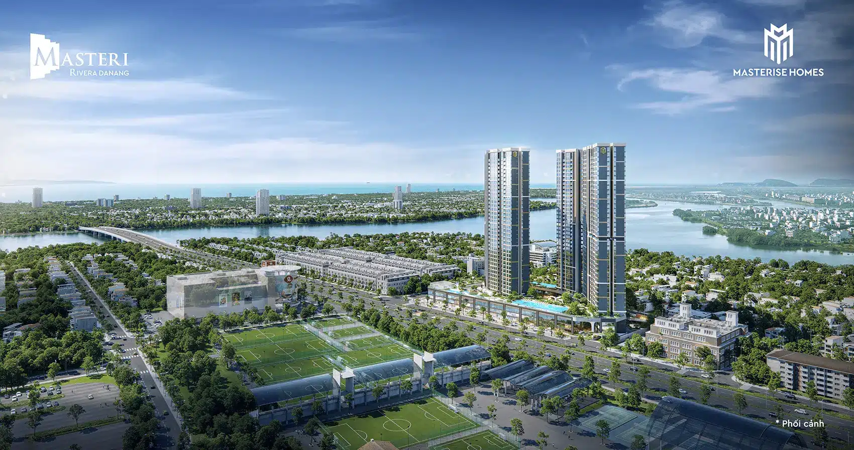 Masteri Rivera Đà Nẵng – Dự án cao cấp với tầm nhìn vượt trội, tọa lạc tại trung tâm quận Hải Châu.